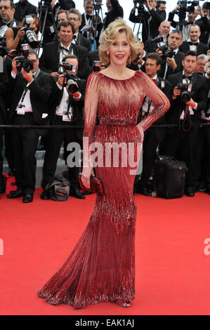 67. jährlichen Cannes Film Festival - Eröffnung & "Grace Of Monaco" Premiere mit: Jane Fonda wo: Cannes bei: 14. Mai 2014 Stockfoto