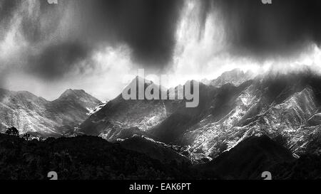 Eine Landschaft-Foto von den Bergen auf Teneriffa, Spanien Stockfoto