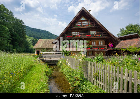 Wehrlehof, Ölmühle aus dem frühen 18. Jahrhundert, Obersimonswald, Baden-Württemberg, Deutschland Stockfoto