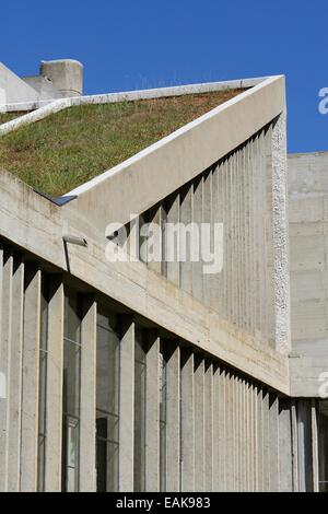 Kloster Sainte-Marie De La Tourette, Architekt Le Corbusier, Éveux, Rhône-Alpes, Frankreich Stockfoto