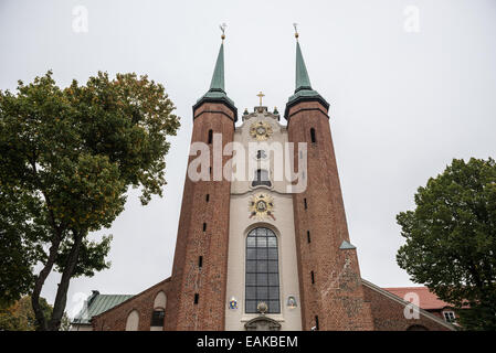 Oliwa Archcathedral gewidmet der Heiligen Dreifaltigkeit, der allerseligsten Jungfrau Maria und St. Bernhard in Oliwa Bezirk, Danzig, Polen Stockfoto