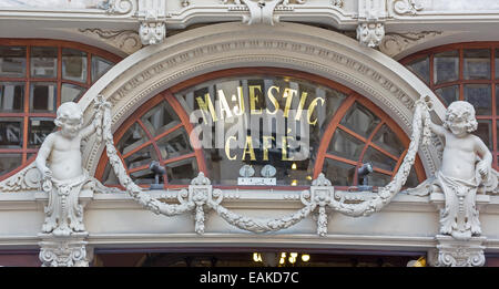 Café Majestic, Jugendstil-Café, Porto, Bezirk von Porto, Portugal Stockfoto