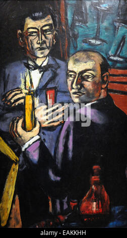 Max Beckmann-Doppel-Portrait Stockfoto