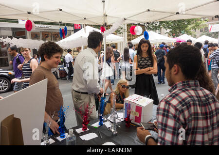 Meuterei auf der Astral Strassenfest in New York City Stockfoto