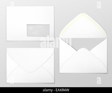 Leere Hüllen. Stockfoto