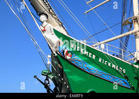 Museumsschiff RICKMER RICKMERS, Hamburg Hafen, Deutschland, Europa Stockfoto