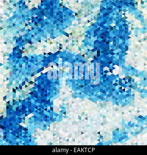 Zusammenfassung Hintergrund von Dreiecken Stockfoto