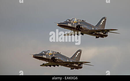 Hawk T1A Flugzeuge 736 Naval Air Squadron Stockfoto