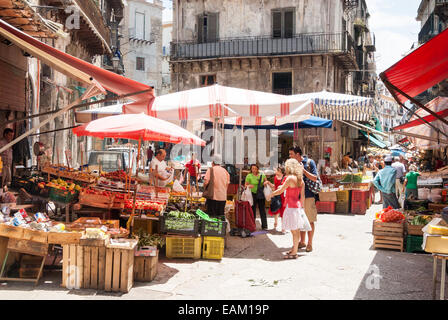 Ballarò-Markt, Palermo, Sizilien, Italien Stockfoto