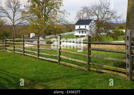 Joseph Poffenberger Farm, Antietam National Battlefield, Sharpsburg, Maryland, USA. Stockfoto