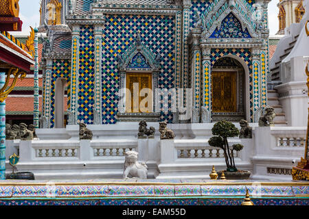 Hor Phra Khanthara Ratte Gebäude am Tempel Wat Phra Kaeo, Bangkok, Thailand. Stockfoto