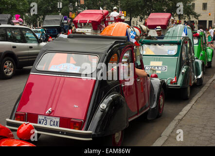 Citroen Auto-show in der Bastille Day Parade in New York City Stockfoto