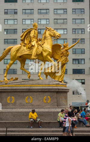 William Tecumseh Sherman Statue in New York City Stockfoto