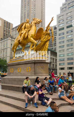 William Tecumseh Sherman Statue in New York City Stockfoto