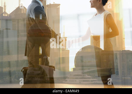 Östliche Business-meeting Stockfoto