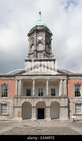 Dublin, Irland - 11. August 2014: Bedford Turm in Dublin Castle in Dublin, Irland am 11. August 2014. Stockfoto