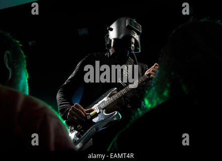 Sumperk, Tschechische Republik. 16. November 2014. Italienische die Cyborgs führen im Rahmen des Blues Alive Festival in Sumperk, Tschechische Republik, 16. November 2014. © Ludek Perina/CTK Foto/Alamy Live-Nachrichten Stockfoto