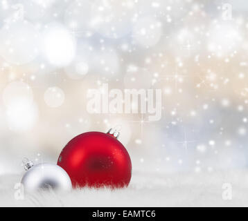 Abstrakte Weihnachten Hintergrund, close-up. Stockfoto