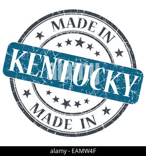 in Kentucky blaue Runde Grunge isoliert Stempel gemacht Stockfoto