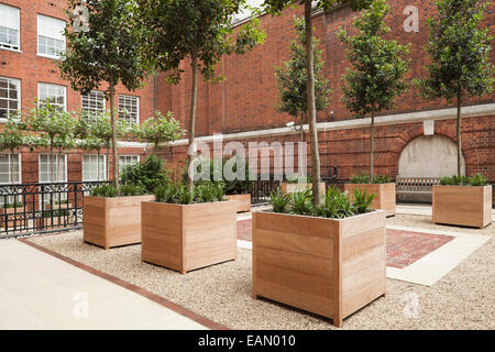 Detail hinteren oberen Ziegel Außenwand des Pantheon in Rom mit