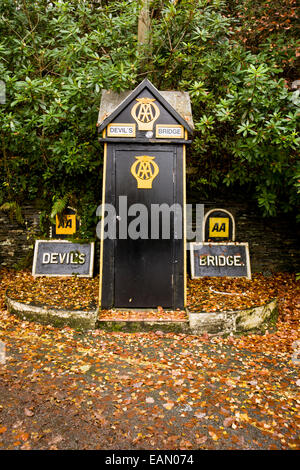 Devils Bridge Ceredigion Wales in der Nähe von Aberyswyth Stockfoto