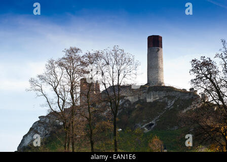 Alte Burgruine in Olsztyn in der Nähe von Czestochowa, Polen Stockfoto