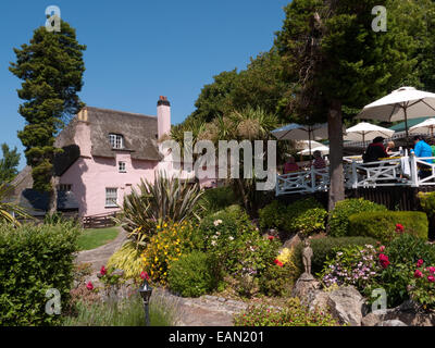 Die wunderschönen Gärten von Cockington Village, Torbay, Devon, England Stockfoto