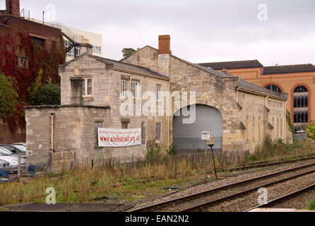 Die brunel Güterschuppen in Stroud, Gloucestershire, Vereinigtes Königreich. Stockfoto