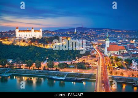 Bratislava, Slowakei. Bild von Bratislava, der Hauptstadt der Slowakei. Stockfoto