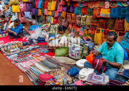 Anjuna Flohmarkt, Anjuna, Goa, Indien Stockfoto