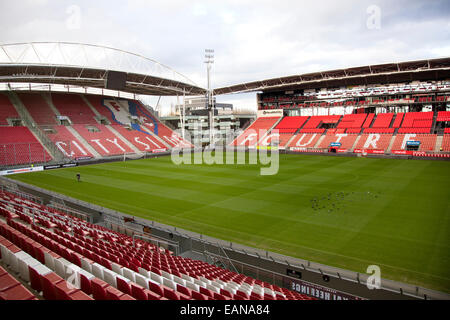 leere Stadion des Fußball-Club fc Utrecht in den Niederlanden Stockfoto