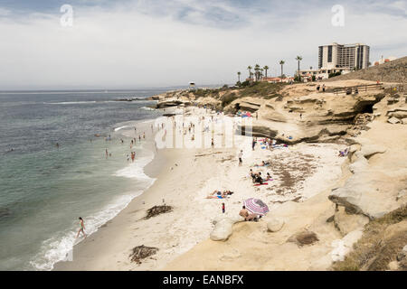 La Jolla Cove Beach, San Diego, Kalifornien Stockfoto