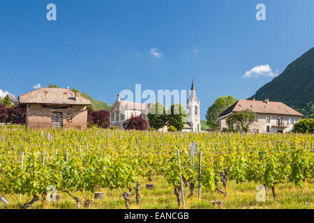 Chignin, Savoie, Rhône-Alpes, Frankreich Stockfoto