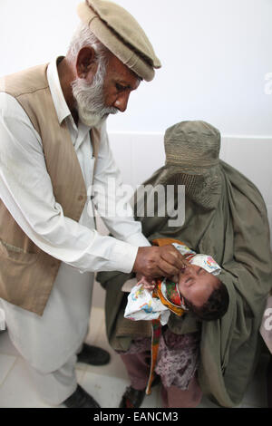 Immunisierung in Afghanistan Stockfoto