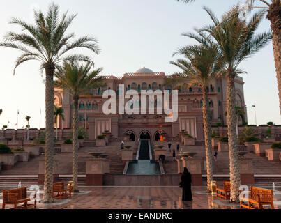 Das Emirates Palace Hotel in Abu Dhabi, Vereinigte Arabische Emirate Stockfoto