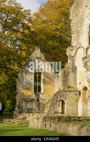 Ruinen der Minster Lovell Hall-Oxfordshire-England-UK Stockfoto