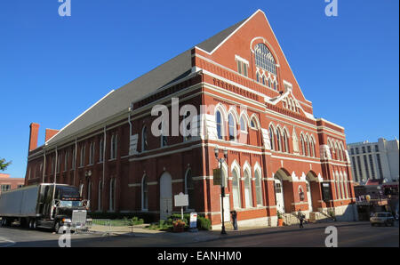 RYMAN AUDITORIUM IN NASHVILLE. Foto Tony Gale Stockfoto