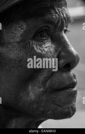 Porträt eines Mannes, Lao Stockfoto