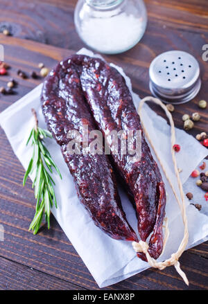 Wurst Stockfoto