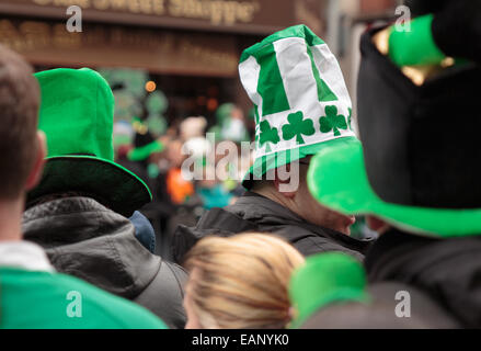 St. Patricks Day Parade in Dublin Irland Stockfoto