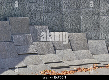 Granit australische Kriegsdenkmal Hyde Park Corner London England Europa Stockfoto