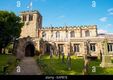 St. Laurentius-Kirche. Appleby in Westmorland, Cumbria, England, Vereinigtes Königreich. Stockfoto