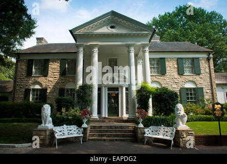 Graceland, Memphis Tennessee Stockfoto