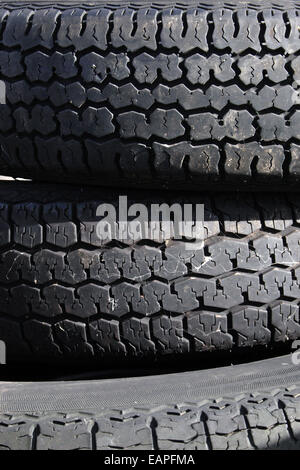 Annehmlichkeit Tipp Gummi-Reifen recycling-Bereich Stockfoto