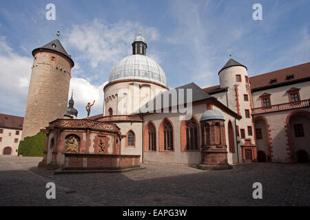 Würzburg: Festung Marienberg Stockfoto