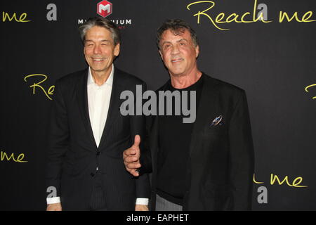 Hollywood, Kalifornien, USA. 19. November 2014. SYLVESTER STALLONE und BILL LEE besuchen die "Erreichen mich" Los Angeles Premiere präsentiert von Millennium Entertainment. Bildnachweis: Clinton Wallace/Globe Fotos/ZUMA Draht/Alamy Live-Nachrichten Stockfoto