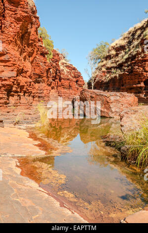 Kalamina Gorge, Karijini NP, WA, Australien Stockfoto