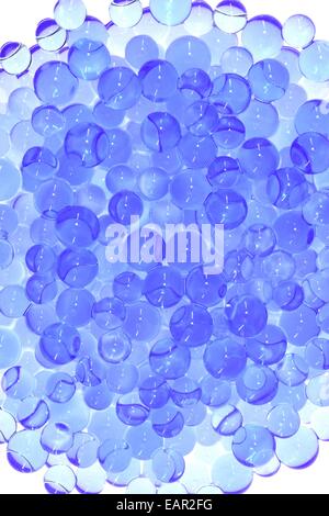 Eine Nahaufnahme von Wasser-Kapseln Stockfoto