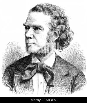 Carl Heinrich Carsten Reinecke, 1824-1910, deutscher Komponist, Pianist und Dirigent, Porträt von Carl Heinrich Carsten Reine Stockfoto