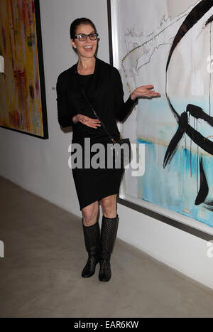 KM Fine Arts präsentiert "Tete A Tete" mit: Sela Ward wo: Los Angeles, California, Vereinigte Staaten von Amerika bei: 18. Mai 2014 Stockfoto